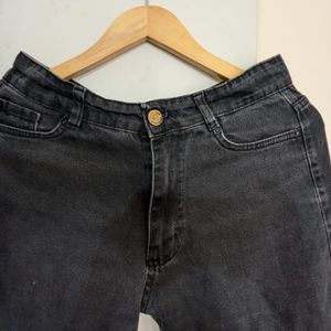 Charcoal Color Women Jeans Denim