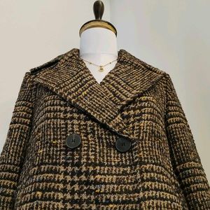 🆕 Tweed Checkered Overcoat