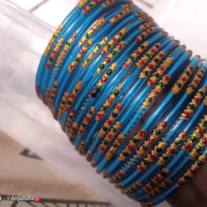 glass bangles Blue Colour 💙