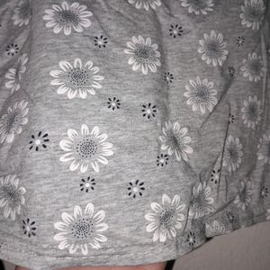 Preety Girlish Grey Croptop