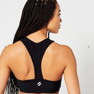 SUPERDRY Half Zip Bikini Top/ Sports Bra