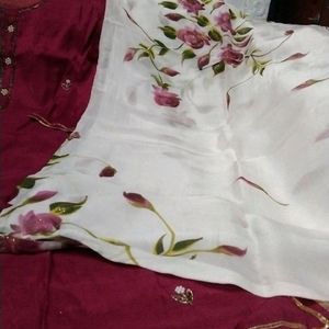 Very Low Price Work PureSilk kurti Pant Dupatta Se