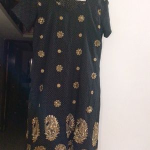 Beautiful Black Dress With Shalwar