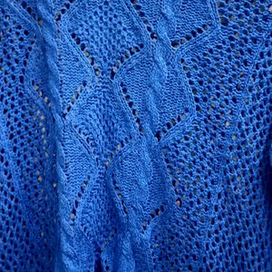 🆕🧶 138. Crochet Blue Top 🆕