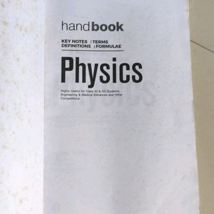 Arihant Physics Handbook For 11th, 12th And JEE