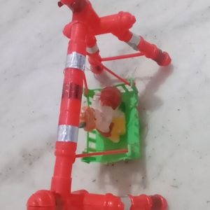 Lord Krishna Plastic Jhula. (Foldable)