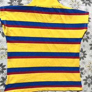 DISCOUNT || Here & Now Yellow Stripes Top