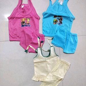 3 Sets Of New Born Clothes