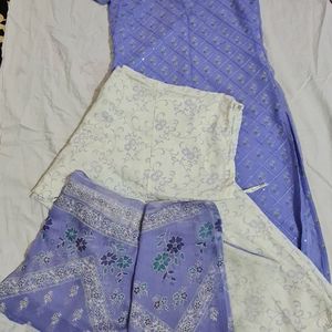 Lavender Salwar Suit