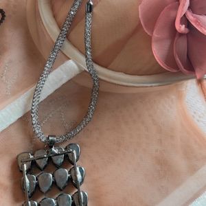 Statement Black Stone Necklace