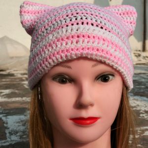 Crochet Cat Beanie