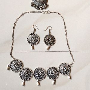 Beautiful 🤩 Silver Jewellery Set 🤍🤍🤍😍