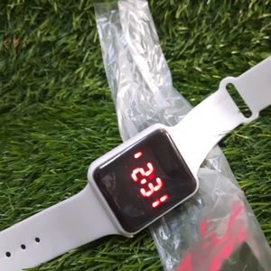 💥 Led Watch Pack Of 1 As Per Available  Colour Black/white Pack 1