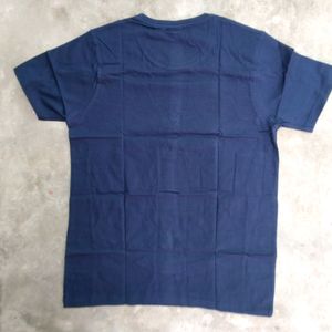 Brand New Navy Blue Printed T-shirt