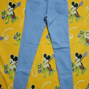 Mid Waist Skinny Fit Jeans