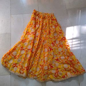 Skirt,beautiful Orangeyellowmix,good.used Few