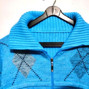 Blue Woolen Sweater