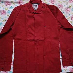 BrandedMaroon Collar Shirt For Boys (14-16 Yrs.)