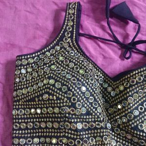 Designer Mirror Work Blouse