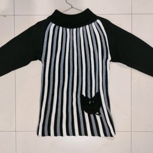 Women's Black And White Winter Wear