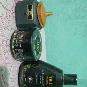 Tru Hair Body Butter And Oli Heater With Oil An