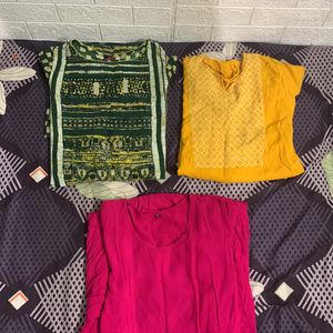 3 Kurtis For Women