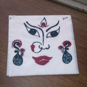 Tissue art🎨Mata Rani❤️