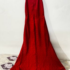 Red Fish Cut Style Dress - xs