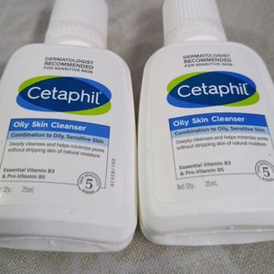 Combo Of 2 Mini Cetaphil Oily Skin Cleanser