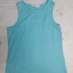 Blue H&M Crop Top