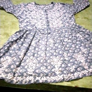 Chickenkari Short Anarkali Kurta