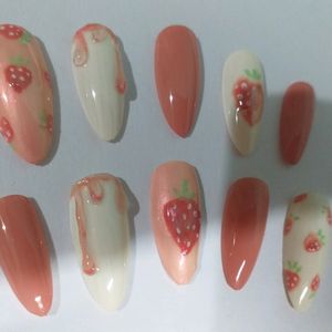 Press On Nails(Strawberry Jam🍓)