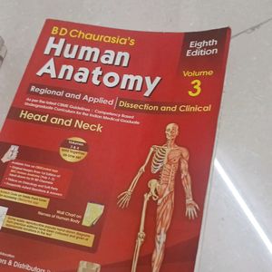 BD Chaurasia Anatomy book , Medical Books