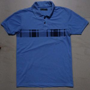 Foggy Casual Men's T-shirt Blue With