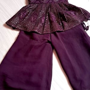 Purple Suit For Girl Baby