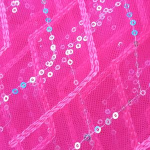 Pink Sequence Duppata