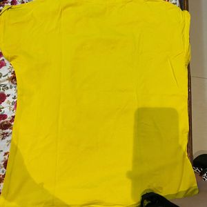 Mustard Yellow Straight T-shirt