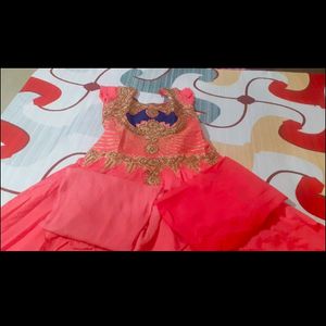 Pink Anarkali Set