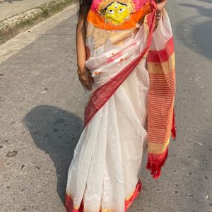 Beautiful Hand Painted Customizable Saree