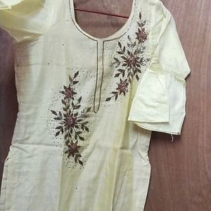 Designer Kurta With Designe Sleeves For Wedding