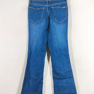 Dark Blue Bootcut Fit Pants (Women's)