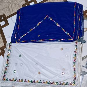 Artificial Mirror Work Dupatta Combo Of 2