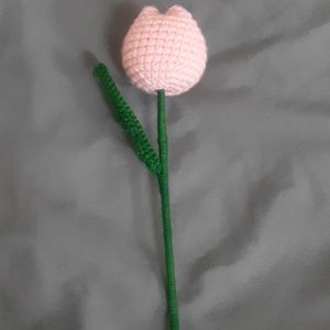 Pink Crochet TULIP