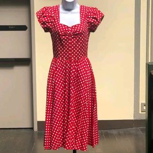 All New Red Polka Dot Dress