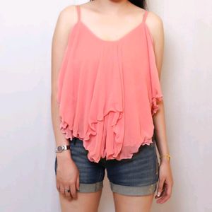 Georgette Top Color Is Different From Image..Top Color Is Baby Pink.