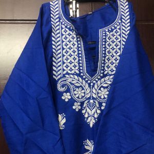 Lucknowai Machine Work Kurta