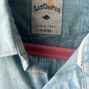 Brand New Lee Cooper Denim Shirt For Boy