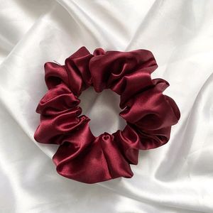 Fluffy Satin Scrunchies