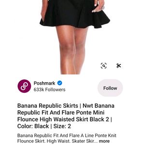 Banana Republic Fit & Flare Mini Skirt