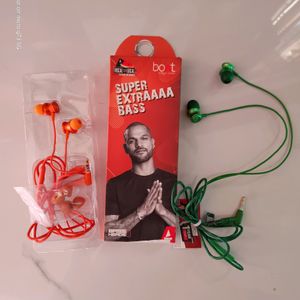 Two Boat Bassheads 152 Wired Earphones